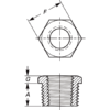 Hex Head Bushing