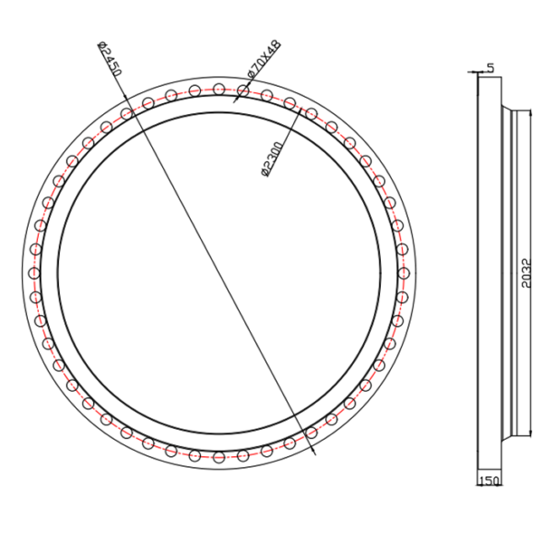 Large Ring Flange