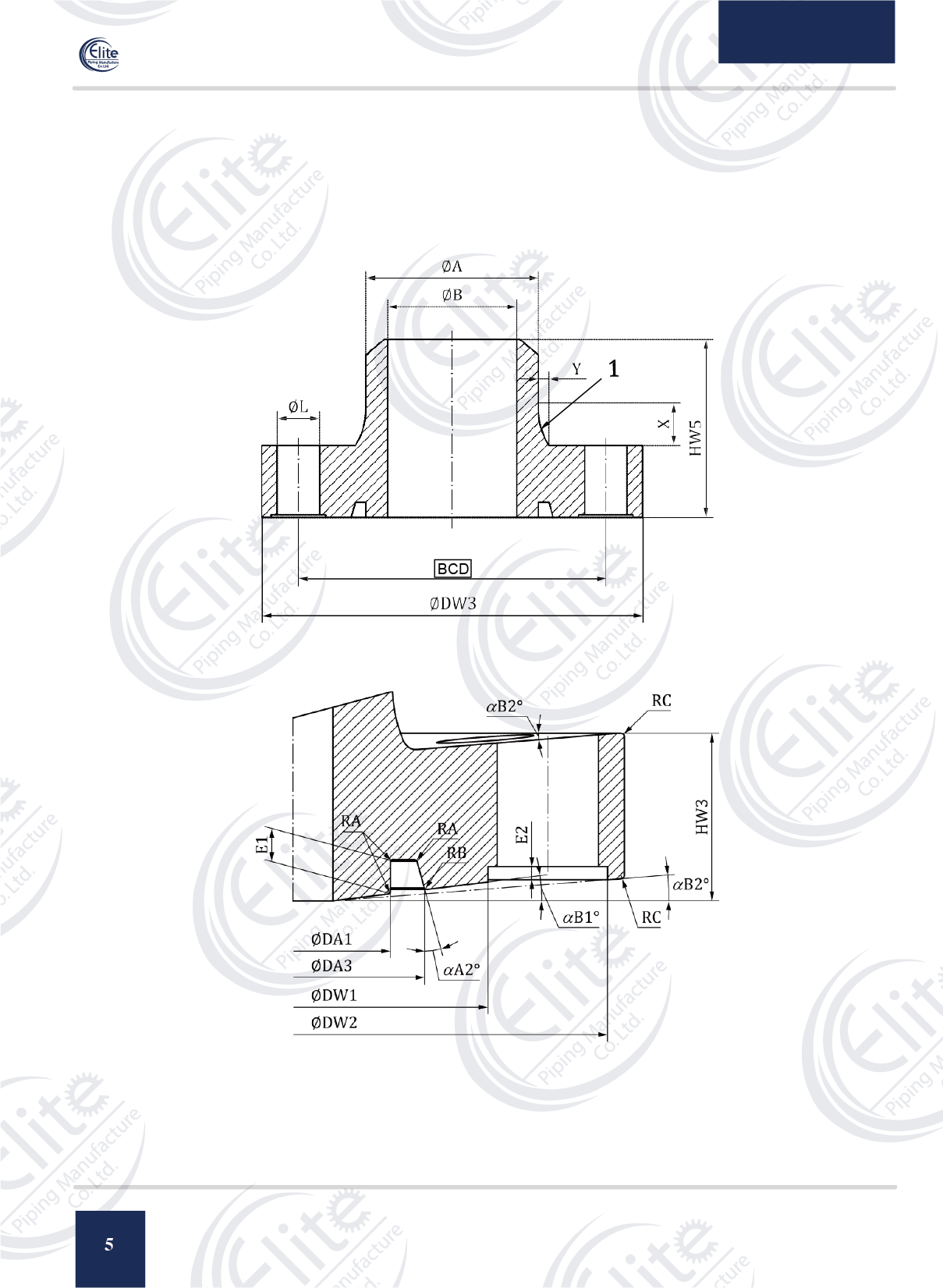 Compact flange