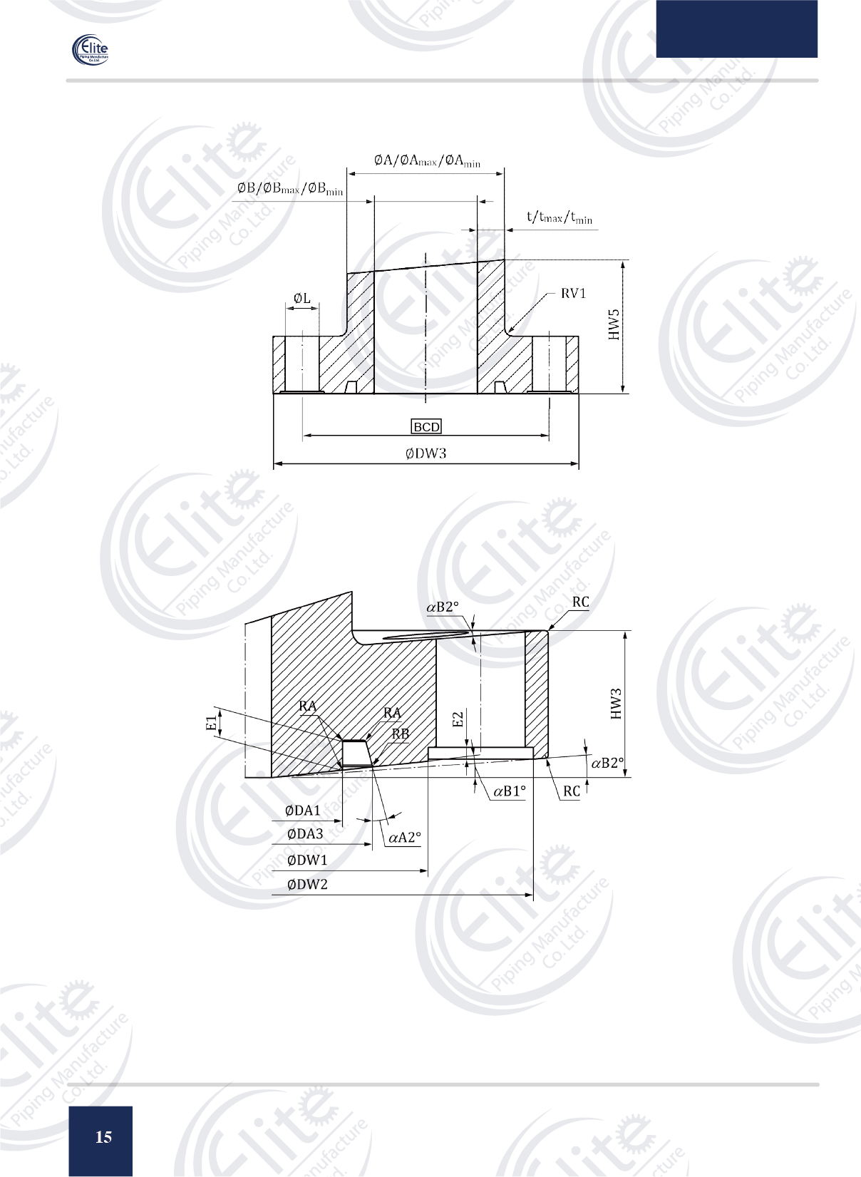 Compact flange